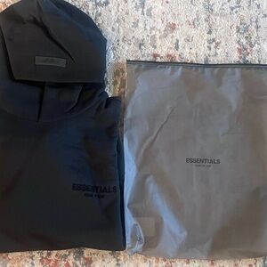 Essentials  Black Hoodie
